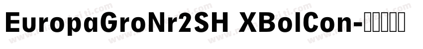 EuropaGroNr2SH XBolCon字体转换